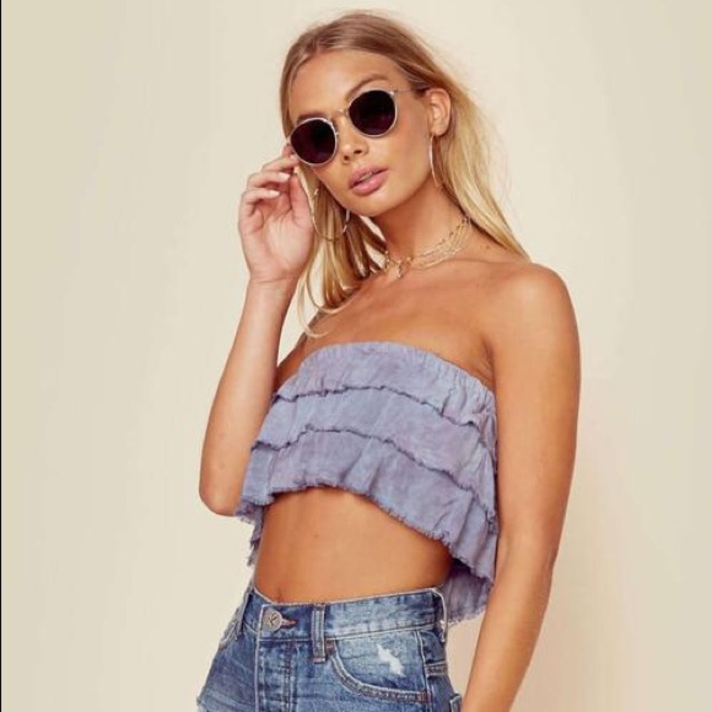 Blue Life Lola Ruffle Top